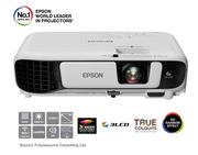 How to change aspect ratio on the Epson projector?